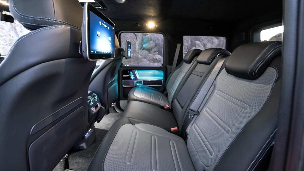 Electric-Mercedes-Benz-G-Class-interior-rear-seats