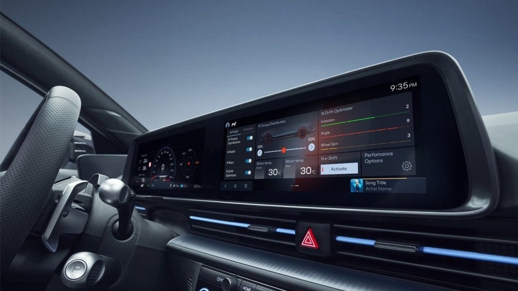 Hyundai-Ioniq-6-N-interior-infotainment