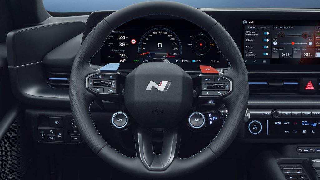 Hyundai-Ioniq-6-N-interior-steering-wheel