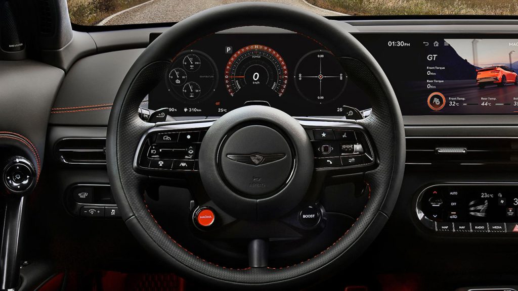 Genesis-GV60-Magma_interior-steering