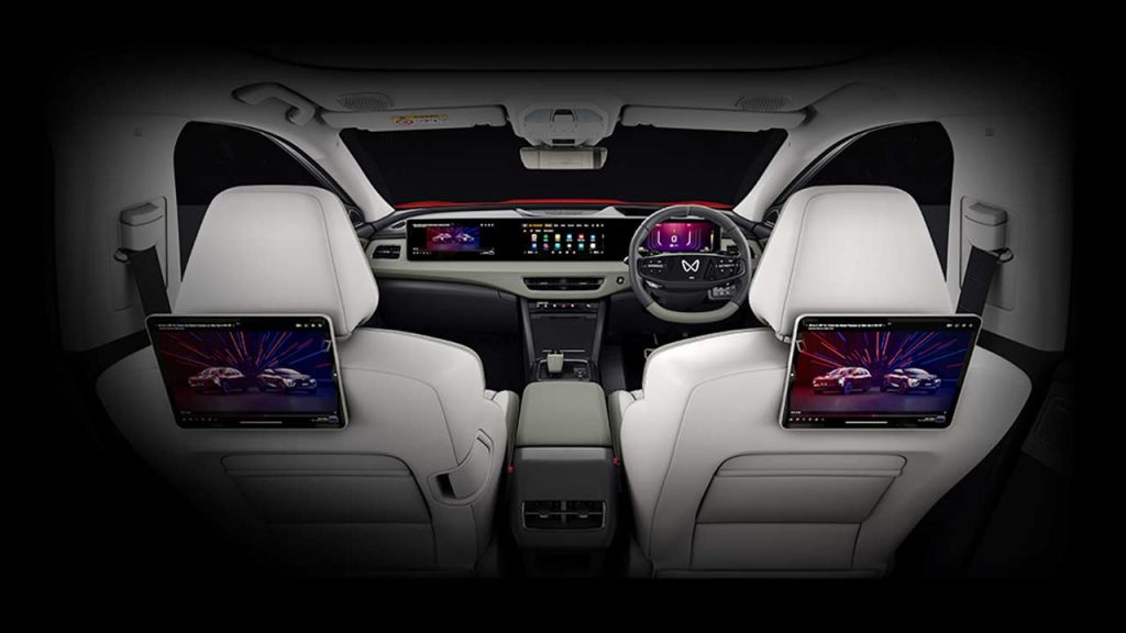 Mahindra-XEV-9S-interior-rear-seat-entertainment